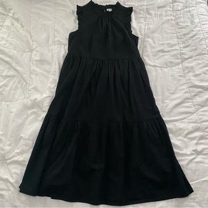 J.Crew Black Flowy Maxi Dress